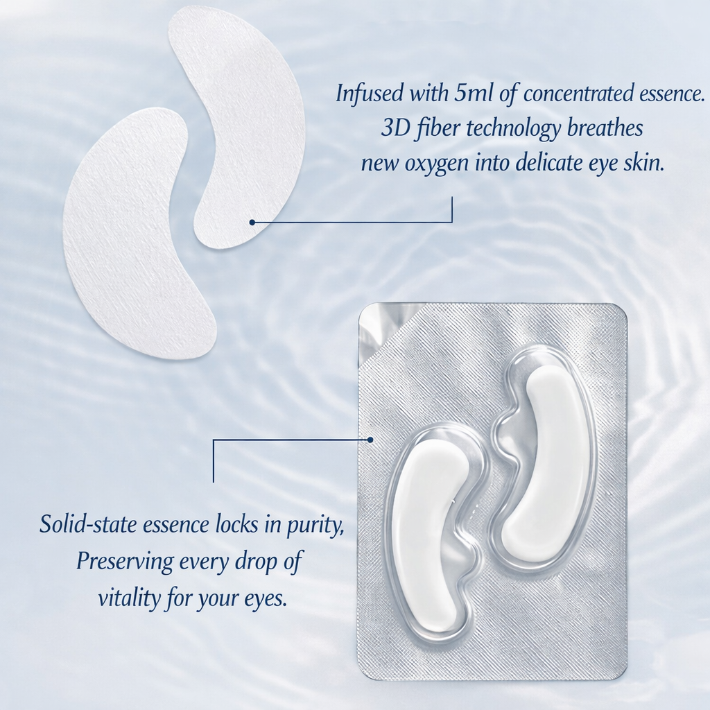 Condensed Water Micro-Crystal Nasolabial Fold Stickers Hydrogel Eye Mask - الصورة 6